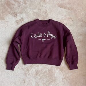 Abercrombie & Fitch Maroon Crew Neck